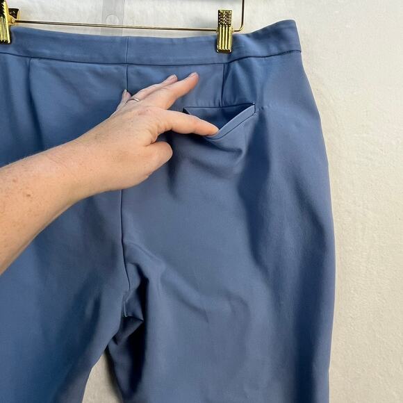 Vince Camuto Light Blue Slimming Stretch Chino Pants with Pockets, Women's 10 - Picture 9 of 11